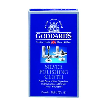 GODDARDS Mild Scent Silver Polish 1 wipes Cloth 707684